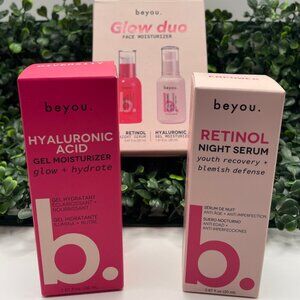 NEW IN BOX - Glow Duo! 1. Hyaluronic Acid Gel Moisturizer & 2. Retinol Serum